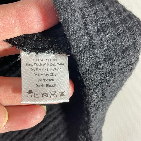 P Cill Black Tank Top w/Adjustable Button Wide Ruffle Straps & Flowing Bodice SM - Picture 14 of 16